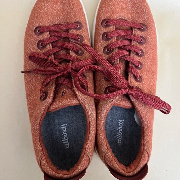 Allbirds, Wool Piper Sneaker, Rust Heather, Merino Wool, Women’s W10, Casual - Picture 6 of 11